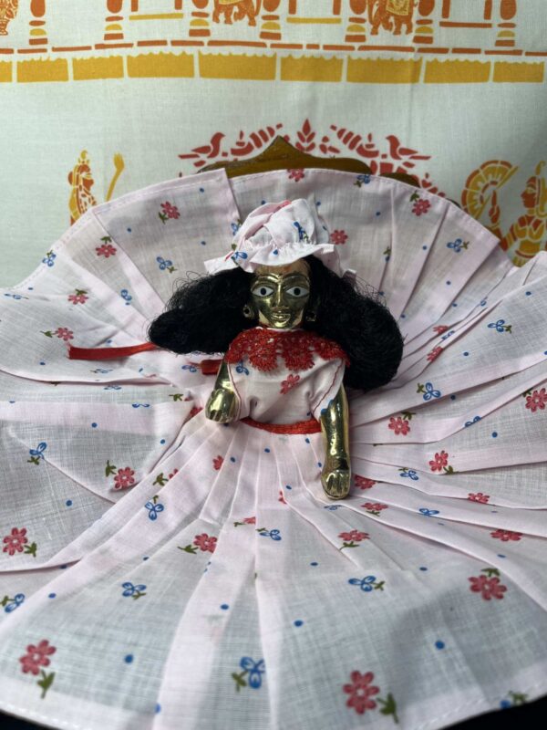 Light Pink Cotton Poshak For Laddu Gopal