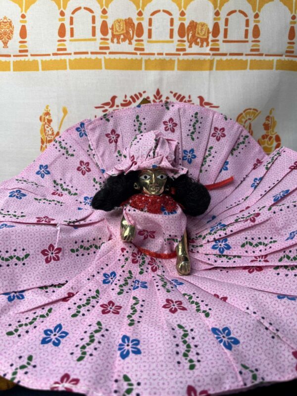 Dark Pink Cotton Poshak For Laddu Gopal