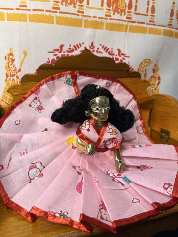 Pink and Red Teddy Printed Vastra