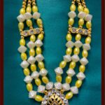 Yellow Moti Mala