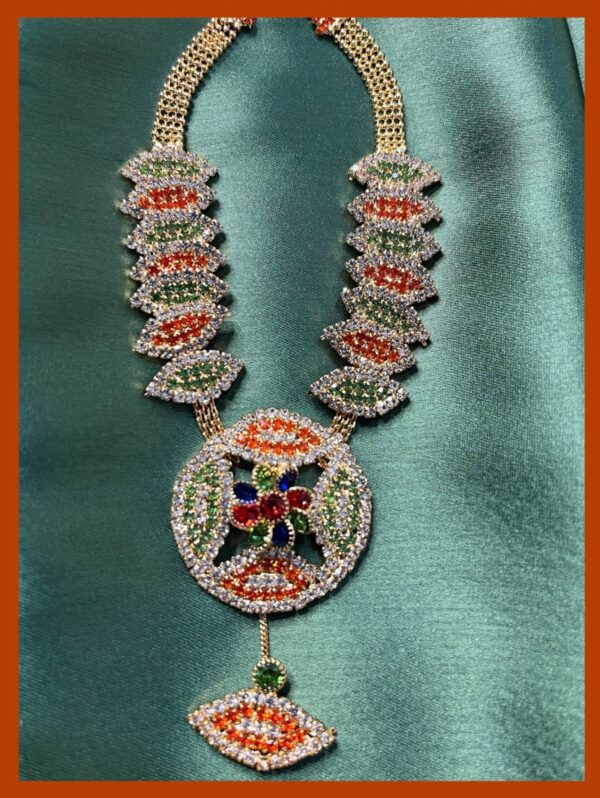 Orange and Green Jerkin Mala