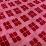 Red And Pink Square Pattern Chaddar