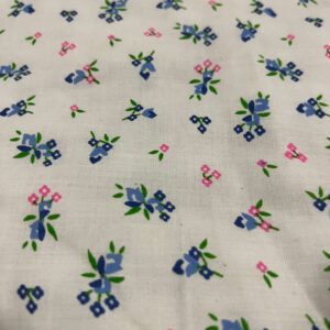 Blue And Pink Flower Printed AC Comforter