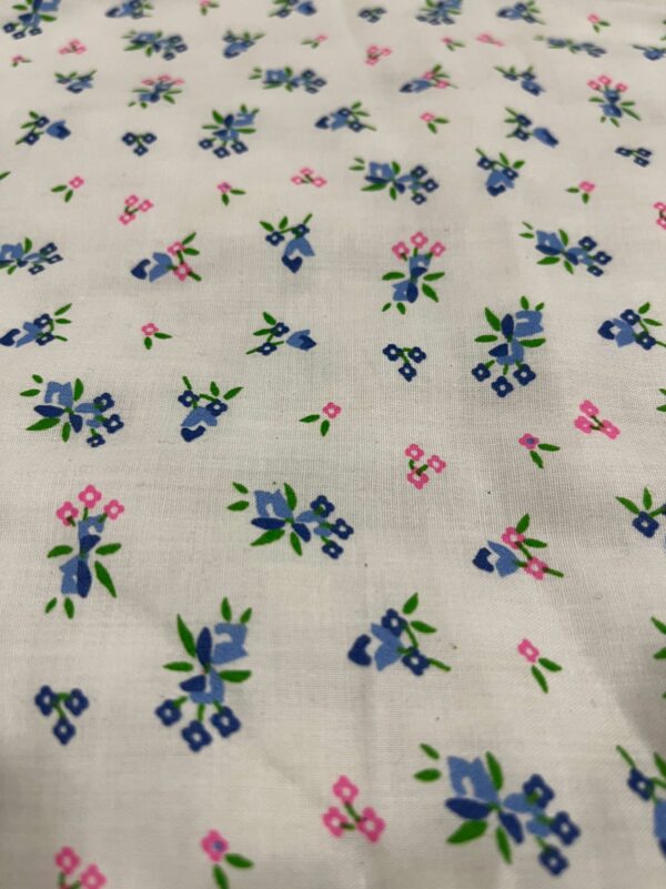 Blue And Pink Flower Printed AC Comforter