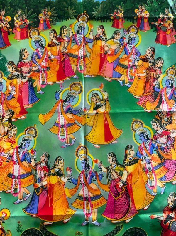 Radhe Krishna Digital Printed Backdrop